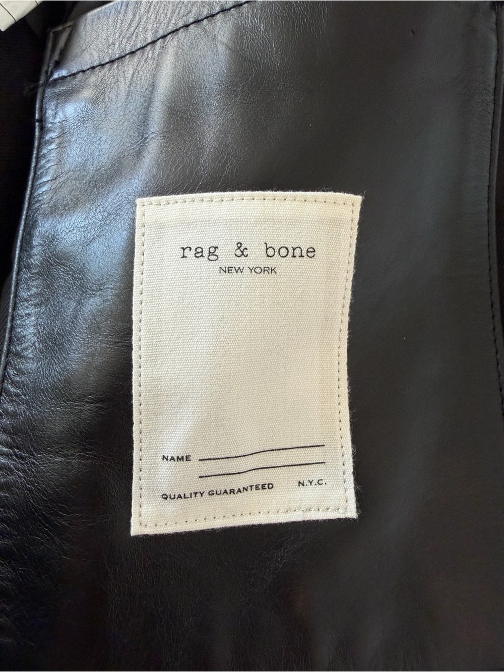 Men’s Rag & Bone Leather jacket - Picture 5 of 8